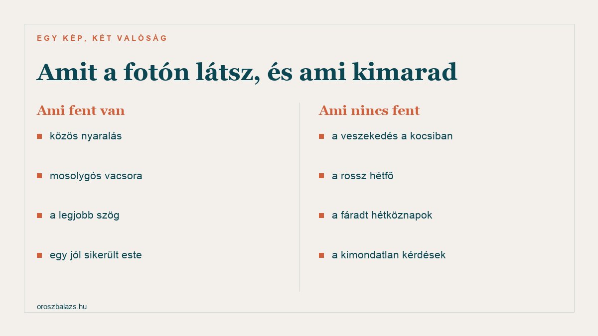 Szembeállítás: ami az ex új kapcsolatáról a közösségi médiában látszik, és ami kimarad