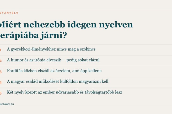 Öt ok, amiért nehezebb idegen nyelven párterápiába járni