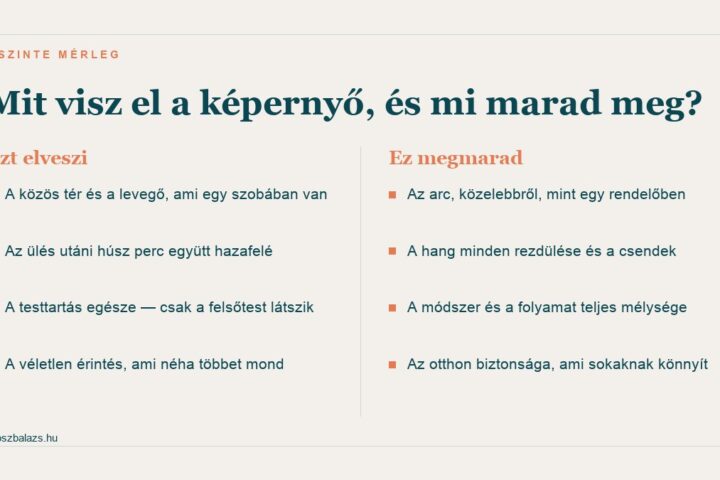 Mérleg: mit vesz el az online párterápia és mi marad meg belőle