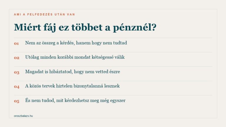 Amikor kiderül, hogy a párod titkolta a pénzügyeit