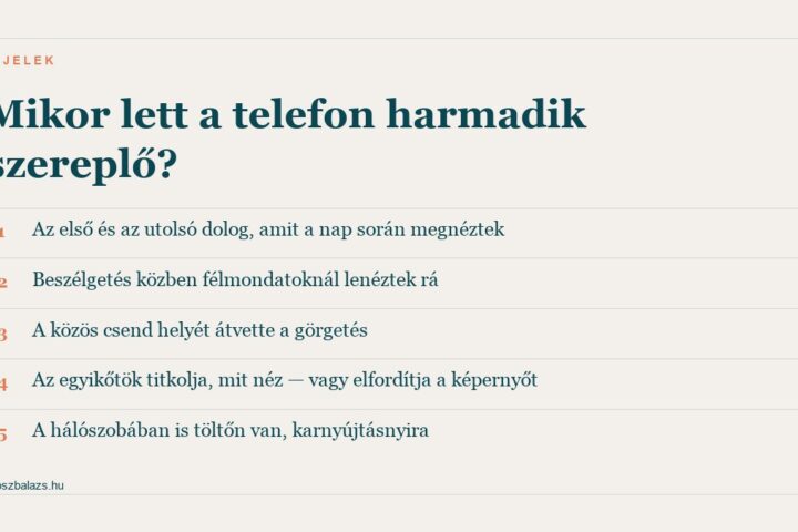 Öt jel arról, mikor lesz a telefon harmadik szereplő egy párkapcsolatban